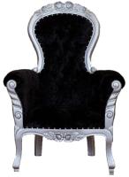 FAUTEUIL BAROQUE FLOWER GRANDFATHER
