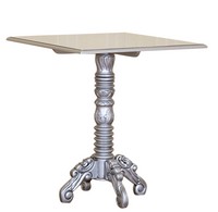 TABLE BAROQUE RIVA ARGENT